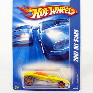 Hot Wheels Shredded #149/180 All Stars Yellow Die-Cast Car 2007